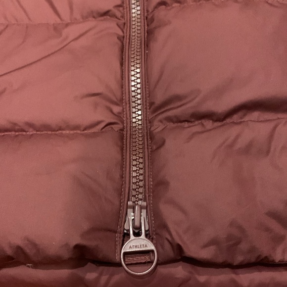 Women’s Athleta Downtown Jacket, quilted, chocolate brown Sz Small - Picture 4 of 6